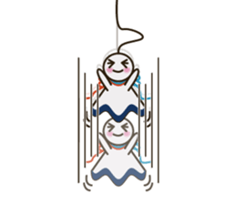 Lop-eared bunny Popo and friends3. sticker #6862819