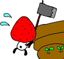 STRAWBERRY PANDA Part 2 sticker #6863153