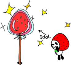 STRAWBERRY PANDA Part 2 sticker #6863172