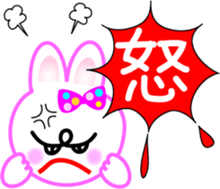 Happy word of rabbit sticker #6863315