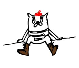 The fancy bears "SHAREKUMA CHAN SPINOFF" sticker #6863423