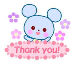 Cute rabbit and friends 2 sticker #6863426