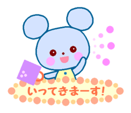 Cute rabbit and friends 2 sticker #6863432