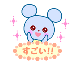 Cute rabbit and friends 2 sticker #6863442