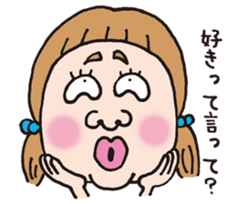 Annoying girl and affectation boy sticker #6864544