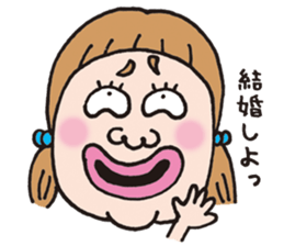 Annoying girl and affectation boy sticker #6864562