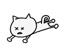 yuru yuru cat sticker #6864597