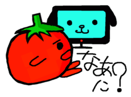 Cute Tomato Sticker 2 sticker #6865228
