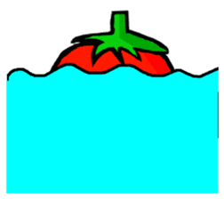 Cute Tomato Sticker 2 sticker #6865250