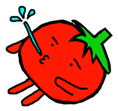 Cute Tomato Sticker 2 sticker #6865251