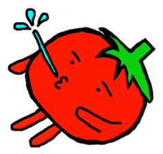 Cute Tomato Sticker 2 sticker #6865251