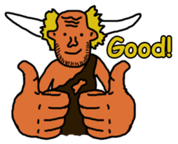 Funny Caveman sticker #6865270