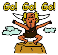 Funny Caveman sticker #6865281