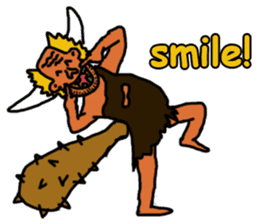 Funny Caveman sticker #6865284