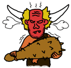 Funny Caveman sticker #6865295