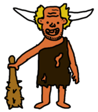 Funny Caveman sticker #6865303