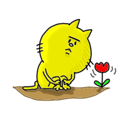 His name is Mayuge NEKO. 2 sticker #6865424