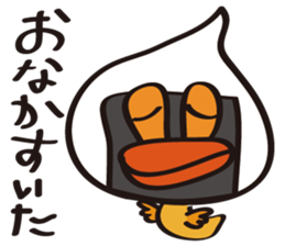 Mentai duck-chan sticker #6865834