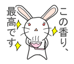 Self-proclaimed critic of stuffed rabbit sticker #6866699