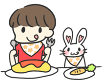 with waffy rabbit sticker #6867304