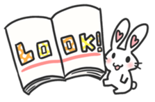 with waffy rabbit sticker #6867305