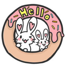 with waffy rabbit sticker #6867312