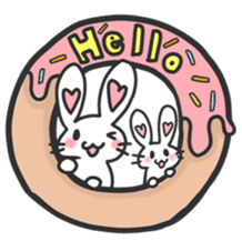 with waffy rabbit sticker #6867312