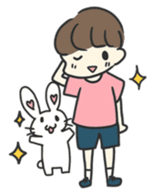 with waffy rabbit sticker #6867314