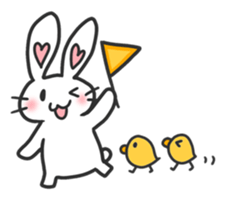 with waffy rabbit sticker #6867325