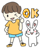 with waffy rabbit sticker #6867329