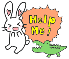 with waffy rabbit sticker #6867338