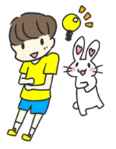 with waffy rabbit sticker #6867340