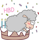 Grean Sheep sticker #6867453