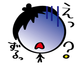 pretty stick human4 sticker #6867509