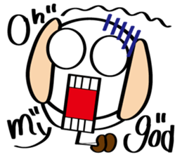 pretty stick human4 sticker #6867510