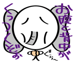 pretty stick human4 sticker #6867513