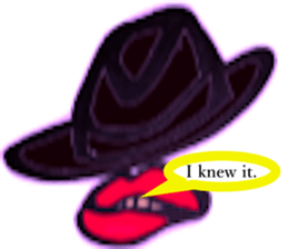 hat and rips sticker #6867998