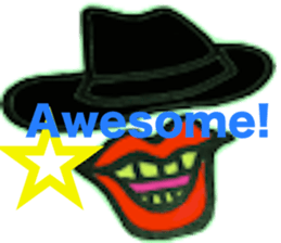 hat and rips sticker #6867999