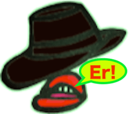 hat and rips sticker #6868000