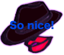 hat and rips sticker #6868007