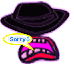 hat and rips sticker #6868012