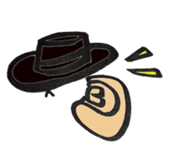 hat and rips sticker #6868021