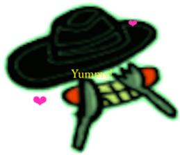 hat and rips sticker #6868022