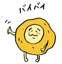 Old bird of the potato sticker #6868373