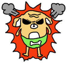 Wrinkles the Dog sticker #6868704