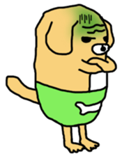 Wrinkles the Dog sticker #6868733