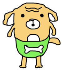 Wrinkles the Dog sticker #6868738