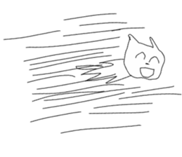 Super high spirits cat sticker #6868985