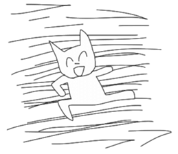 Super high spirits cat sticker #6868994