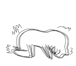 Super high spirits cat sticker #6868998